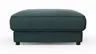 Hocker Juni - LB ca. 90x90 cm, Stoff, Petrol