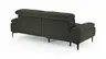 Sofa Felipa - 3-Sitzer inkl. Relaxfunktion (motorisch) und Kopfteil verstellbar, Stoff, Dunkelgrün