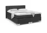 Boxspringbett HAIKOS- Liegefläche ca. 180x200 cm, Stoff, Anthrazit