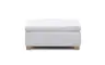 Hocker JAMILA - Stoff, Taupe