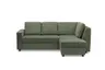 Ecksofa PRO FLEXX - 2-Sitzer, Ecke rechts, Stoff, Dunkelgrün