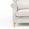Sessel Mapleton - Stoff, Creme