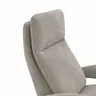 Sessel Tulsa Relax - Größe L, inkl. Kopf-/Fußteil/Rückenlehne verstellbar, Stoff, Graubeige