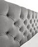 Boxspringbett SANDRIN E- Liegefläche ca. 200x200 cm, Stoff, Taupe, inkl. Stauraum