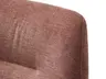Armlehnstuhl - drehbar, Stoff, Rosa