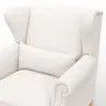 Sessel Mapleton - Stoff, Creme