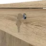 Schreibtisch - LB ca. 110x49 cm, Eiche Struktur Nachbildung