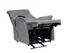 TV-Sessel MARCIO - Aufstehhilfe, Relaxfunktion, Stoff, Hellgrau