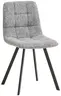 Stuhl - Stoff, Grau