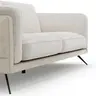 Sofa Valdemoro - 3-Sitzer, Stoff, Creme
