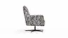 Drehsessel Charlotte - Stoff, Blumig