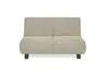  Faltsofa EBBY - 2-Sitzer ohne Armlehne, 140 cm inkl. Schlaffunktion/Relaxfunktion, Stoff, Taupe