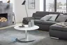 Couchtisch - höhenverstellbar, D. ca. 80cm, Siberfarben