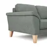Ecksofa Rockport A - 2,5-Sitzer mit Ecke rechts, Stoff, Grau
