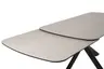 Esstisch MAXIE - ausziehbar, LB ca. 190x98 cm, Glaskeramik, Travertin farbig