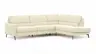 Ecksofa Valera - 3-Sitzer mit Ecke rechts inkl. Rückenlehne verstellbar, Stoff, Natur