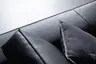 Sofa Aprino 1 - 4-Sitzer XXL, Leder, Schwarz, Armlehne Block
