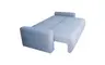 Schlafsofa - 2,5-Sitzer inkl. Schlaffunktion, Stoff, Silberfarben