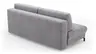 Schlafsofa Salema - 3-Sitzer mit Schlaffunktion (Liegefläche ca. 150x200cm), Stoff, Hellgrau