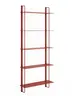 Wandregal Dagny - BHT ca. 60x146x18 cm, Metall, Camparirot