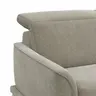 Ecksofa Amadena - 2-Sitzer mit Longchair rechts inkl. Relaxfunktion motorisch, Stoff, Limone