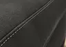 Trapezsofa - 2-Sitzer, Kopfteil verstellbar Stoff, Anthrazit