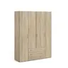 Drehtürenschrank- B ca. 154 cm, Eiche Dekor