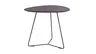 Ecktisch Fano - LBH ca. 59x50x50 cm, Fenix, Aubergine