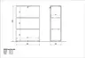 Aktenschrank GWEN - B ca. 80 cm, Weiß