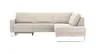 Ecksofa Anna - 2,5-Sitzer mit Ecke rechts inkl. Relaxfunktion (motorisch), Stoff, Beige