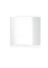 Spiegel - LB ca. 90x86 cm, Weiß