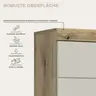 Hängeschrank - B ca. 37 cm, Evoke Eiche Nachbildung, Kaschmir