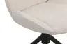Stuhl MIRNA - drehbar, Stoff, Beige