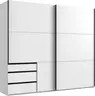 Schwebetürenschrank- B ca. 250 cm, Weiß