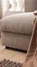 Ecksofa Stormy - Longchair links mit 2,5-Sitzer, Stoff, Graubeige