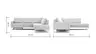 Ecksofa Anna - 2,5-Sitzer mit Ecke rechts inkl. Relaxfunktion (motorisch), Stoff, Beige