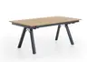 Esstisch - ausziehbar, LB ca. 180(280)x100 cm, Eiche furniert