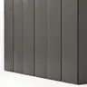Drehtürenschrank Loretto - B ca. 280 cm, Lack matt, Anthrazit