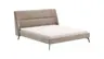Bett Alvito - Liegefläche ca. 180x200 cm, Stoff, Beige