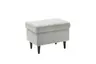 Hocker - Grau, Polyester