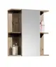 Spiegelschrank- B ca. 60 cm, Vintage Holz, Spiegel