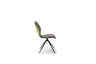 Stuhl Penthouse comfy - Drebhar, Kunstleder, Dunkelbraun, Stoff, Pistazie