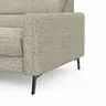 Ecksofa Valera - 3-Sitzer mit Ecke rechts inkl. Rückenlehne verstellbar, Stoff, Limone
