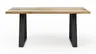 Esstisch Kima - LB ca. 180x100 cm, Wildeiche massiv mit Epoxid-Harz