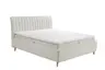 Boxbett - Liegefläche ca. 180x200 cm, Stoff, Beige