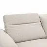 Sofa Rafaela 2.0 - 3-Sitzer inkl. 1x Relaxfunktion und Kopfteile verstellbar, Stoff, Champagner