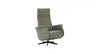 Sessel Girona - Relaxfunktion (motorisch), Leder, Moos