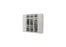 Drehtürenschrank JOIN IT- B ca. 252 cm, Weiss, Glas