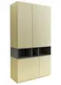 Highboard 3900 - BHT ca. 100x189x45 cm, Lack, Mandel