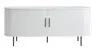  Sideboard - B ca. 180 cm, Eiche Furnier, Weiß